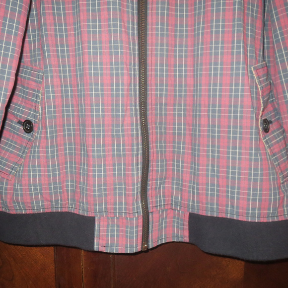 BUFFALO David Bitton Plaid Zip Up Moto Jacket - Picture 4 of 8